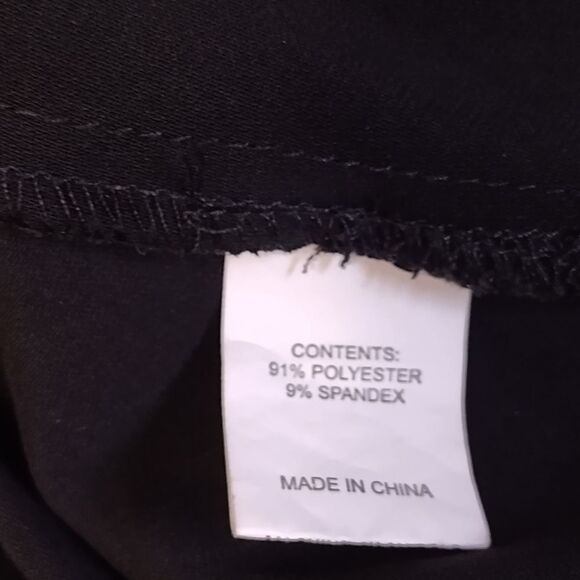 Peace of Cloth 2pc Set Dolman Sleeve Top & Pull On Track Pants Black White XS - Picture 10 of 10